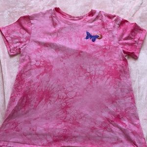 Empyre Sloane Skull Garden Tie-Dye Pink Tee